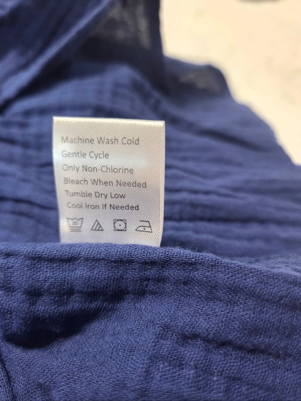 NWT 3x Gauze Flutter Sleeve Navy Dress - Picture 5 of 12